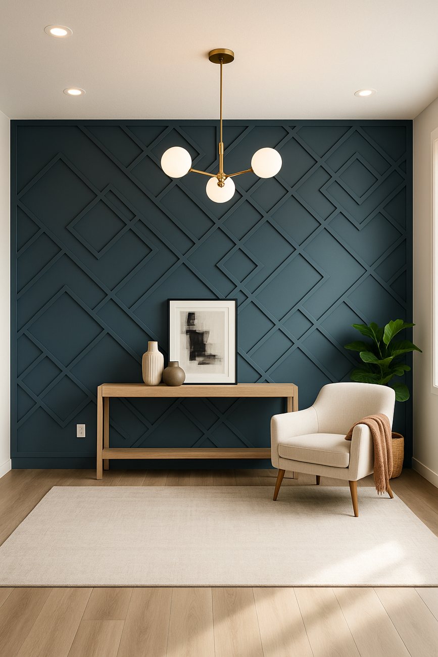 Accent wall design from Accent Wall Blueprint